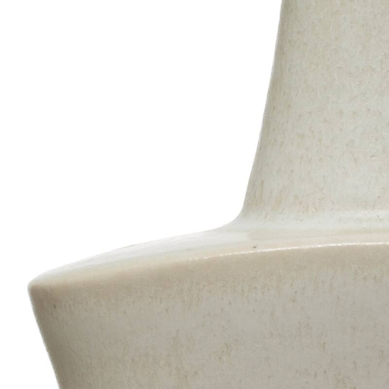 Stoneware Vase with Reactive Glaze