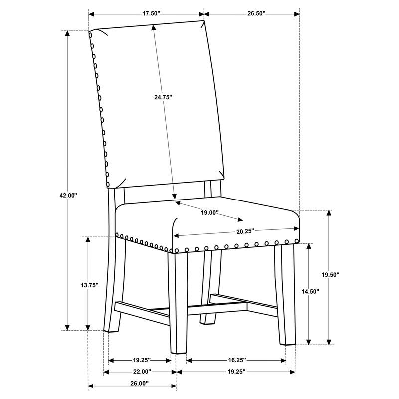 Twain Upholstered Dining Side Chair (Set of 2)