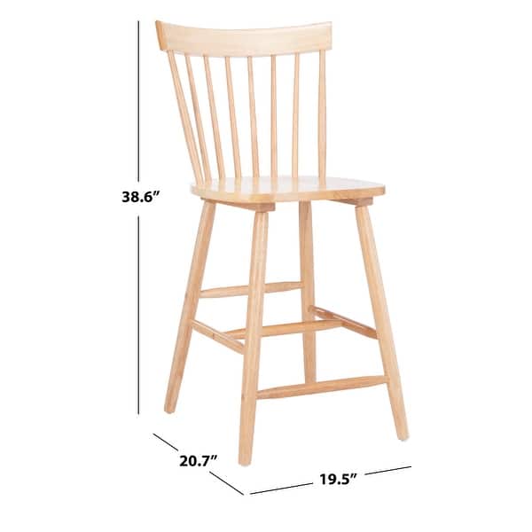 Safavieh Providence 24 Inch Spindle Farmhouse Counter Stools Set Of 2