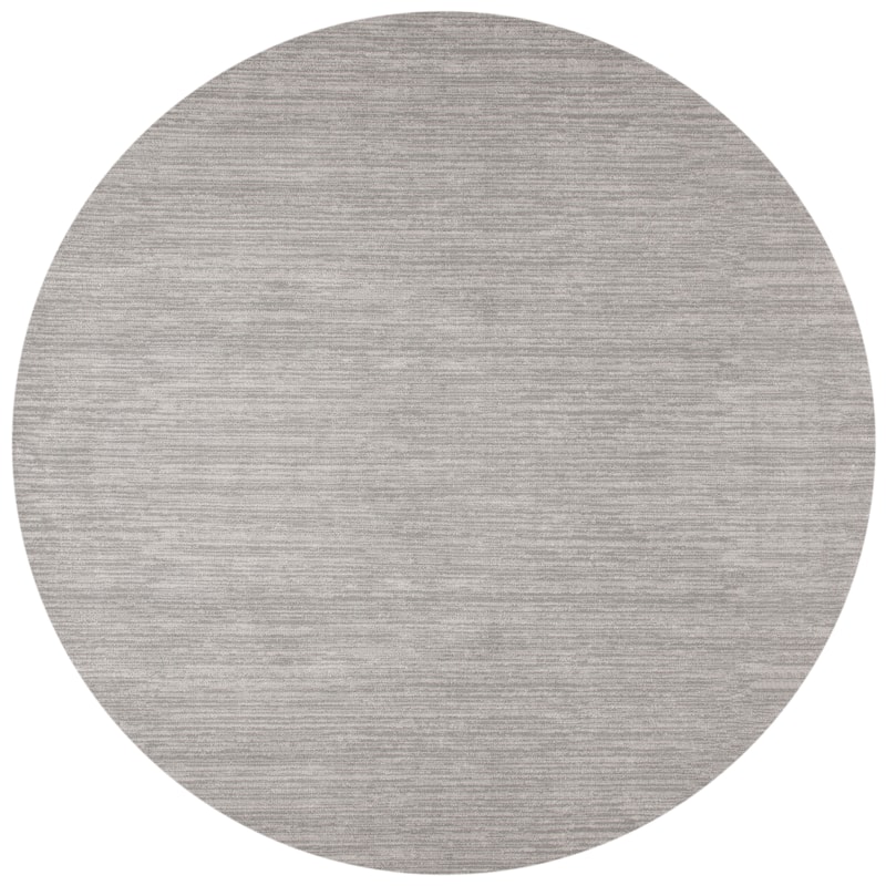 SAFAVIEH Vision Sunanda Modern Ombre Tonal Rug - 6'7" Round - Silver