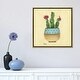 preview thumbnail 15 of 16, iCanvas "Flowering Succulent III" by Tava Studios Framed