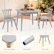 preview thumbnail 11 of 25, Children Wooden Table and Chair Set, Small Table with 2 Chairs for Kids, Gift for Children, Multi Function Kids Table
