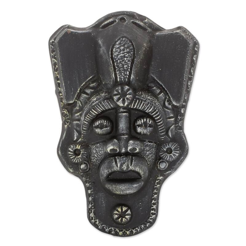 Novica Handmade Honor The Ancients Resin Mask