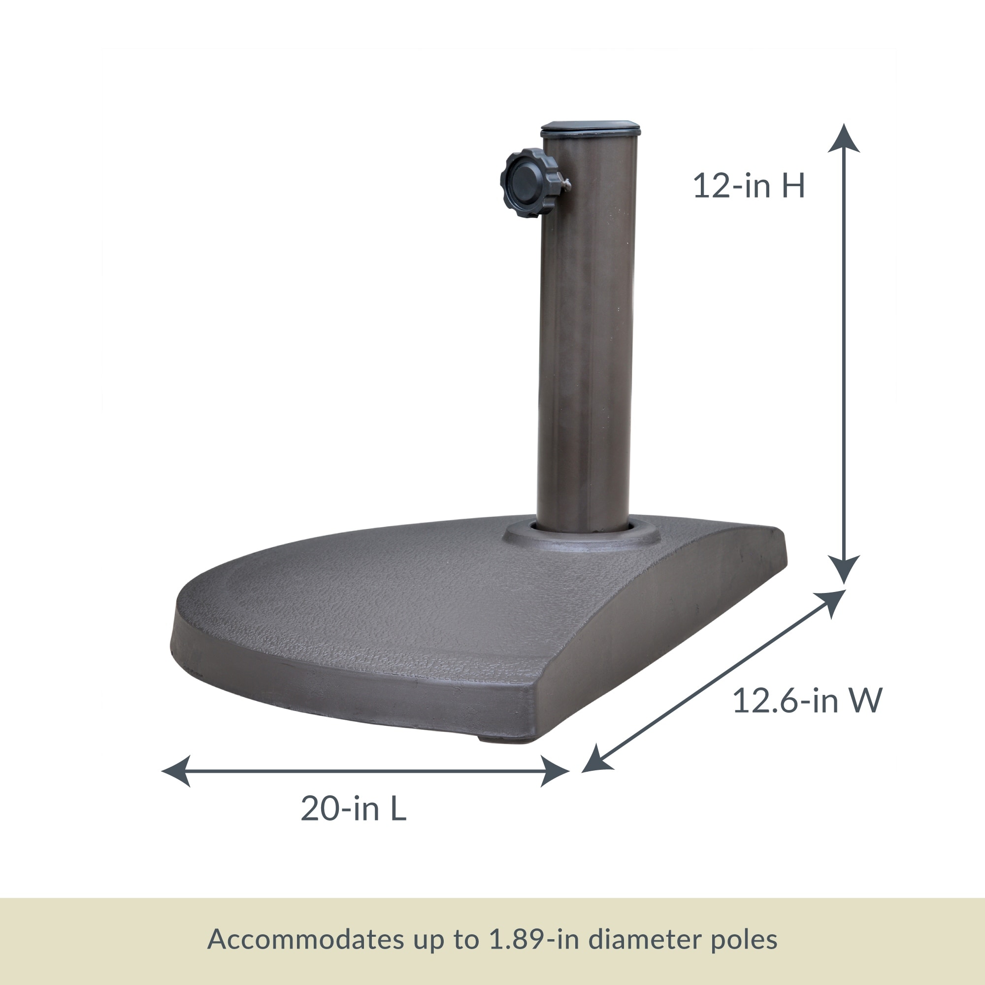 Resin Umbrella Base – Horizon Casual
