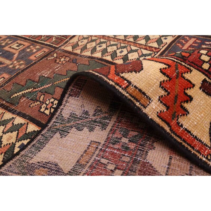 ECARPETGALLERY Hand-knotted Kayseri Vintage Red Wool Rug - 6'1 x 10'2