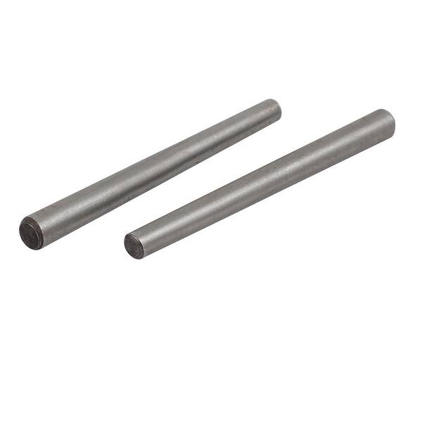 Ruilogod Steel Taper Pin – 12-Piece Set, 55mm Length, 6mm Small End Diameter, 45# Steel, Hardened Finish, GB117 Standard, For Alignment & Fastening