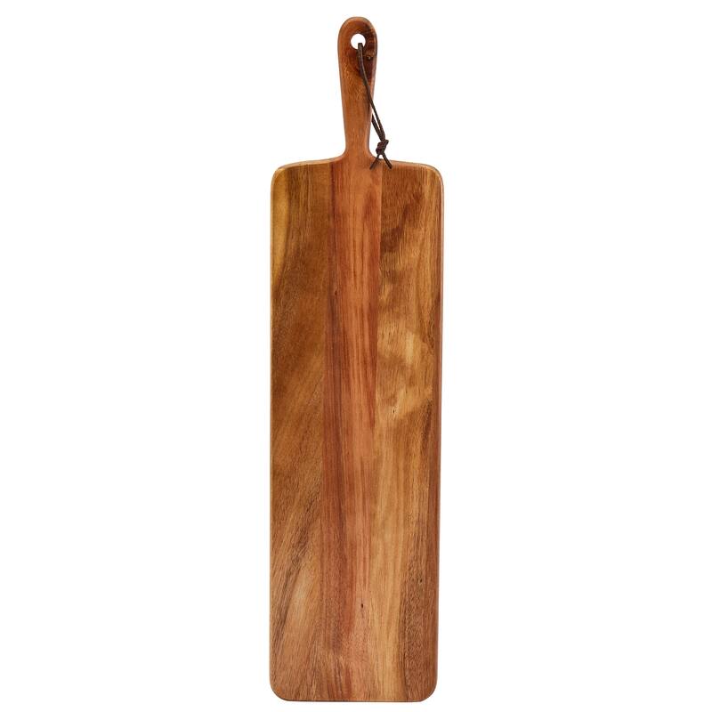 Tabletops Gallery 2-piece Acacia Wood Serving Board with Slicing Knife