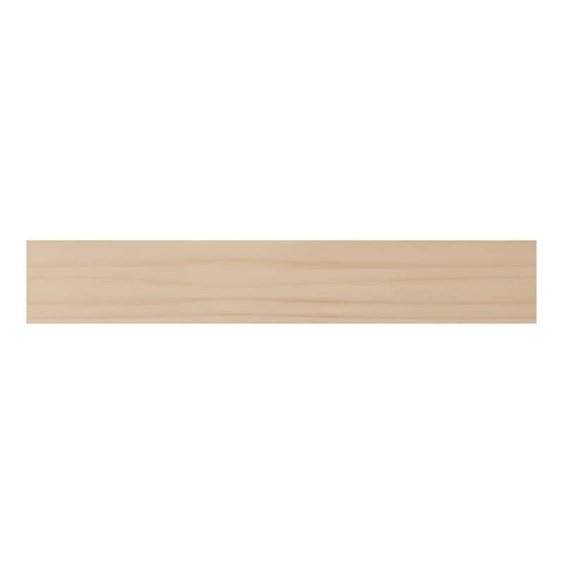 WM1201 11/16-in D x 1-1/4-in W x 96-in L Americraft Solid Hardwood Stain Grade Base Cap Moulding