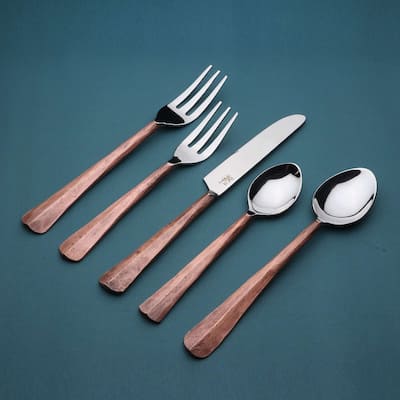 INOX Ridge Flatware 20 Pc. Place Setting (Serves 4)