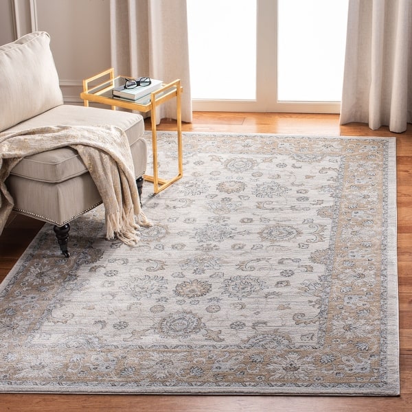 slide 2 of 73, SAFAVIEH Isabella Hazbie Traditional Floral Oriental Area Rug 10' x 14' - Cream/Beige