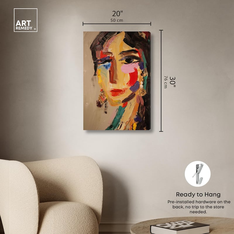 Colorful Expression II Canvas by Art Remedy, Gallery Wrapped