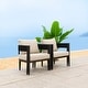 preview thumbnail 4 of 17, SAFAVIEH Outdoor Patio Furniture Viola Chair (Set of 2) - 28"W x 28"D x 26"H