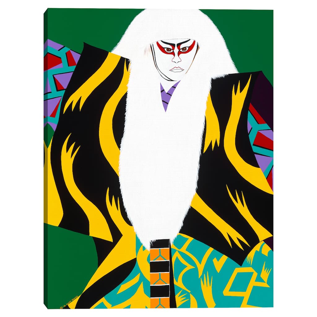 Kabuki Lion Dancer by Synthia SAINT JAMES Canvas Art Print