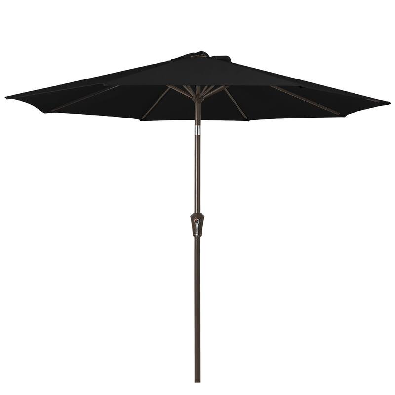 9-ft Patio Market Umbrella with UV-Risistance,Crank & Tilt