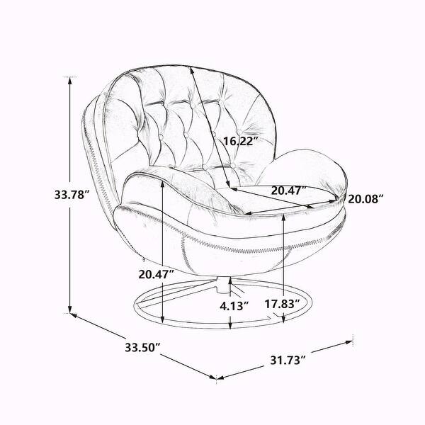 dimension image slide 1 of 2, TV Chair Accent Chair for Living Room with Ottoman