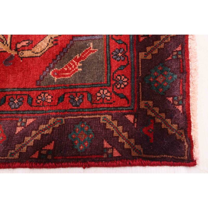 ECARPETGALLERY Hand-knotted Anatolian Vintage Brown Wool Rug - 4'7 x 9'2