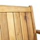 preview thumbnail 4 of 18, Tambora Outdoor Acacia Porch Swing by Christopher Knight Home