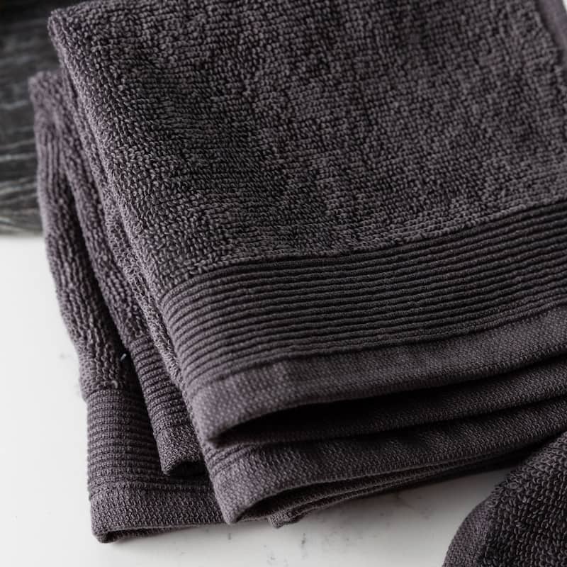 Fabstyles Camelot Face Towel Zero Twist 600 GSM Cotton Set of 6 - 13"x13"