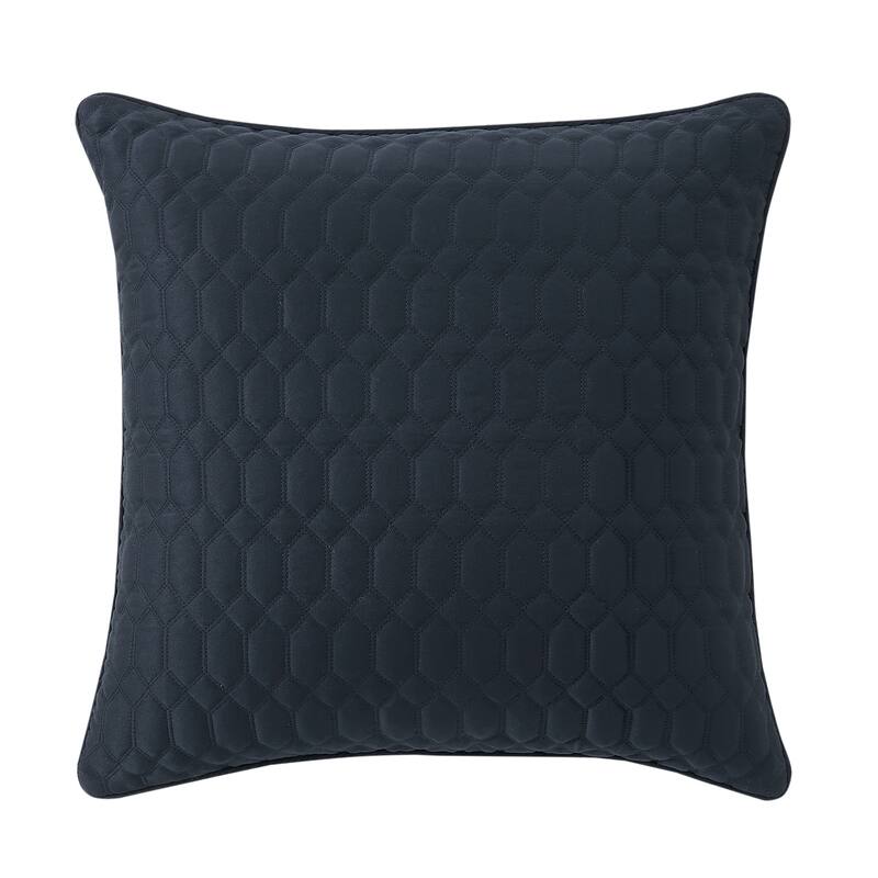 J. Queen New York Brilliance 20" Square Quilted Decorative Throw Pillow