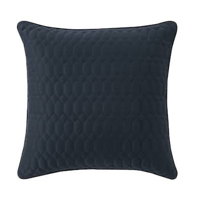 Brilliance 20" Square Quilted Decorative Throw Pillow