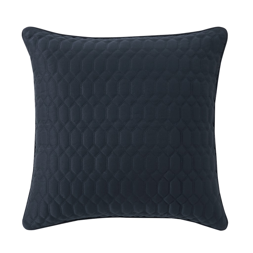J. Queen New York Brilliance 20" Square Quilted Decorative Throw Pillow