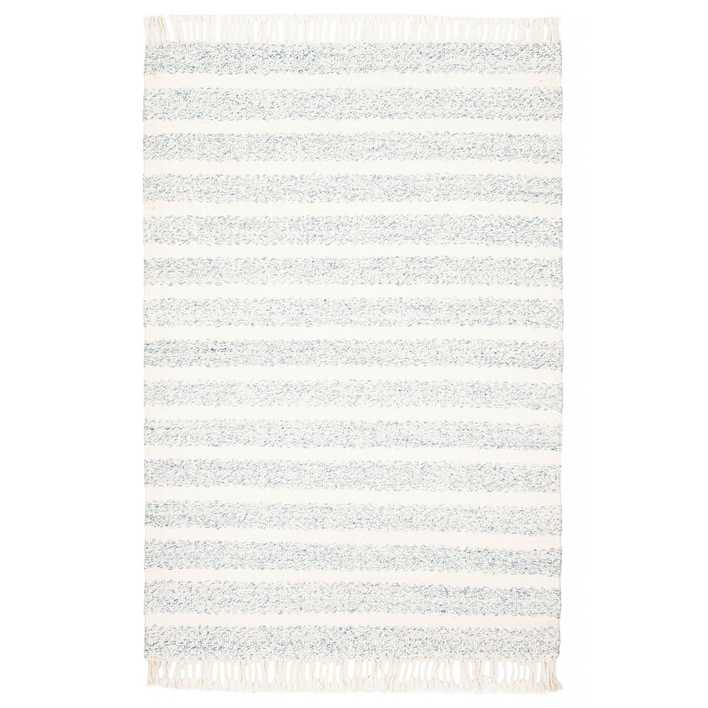 ECARPETGALLERY Braid weave Sienna Cream Wool Rug - 5'4 x 7'9
