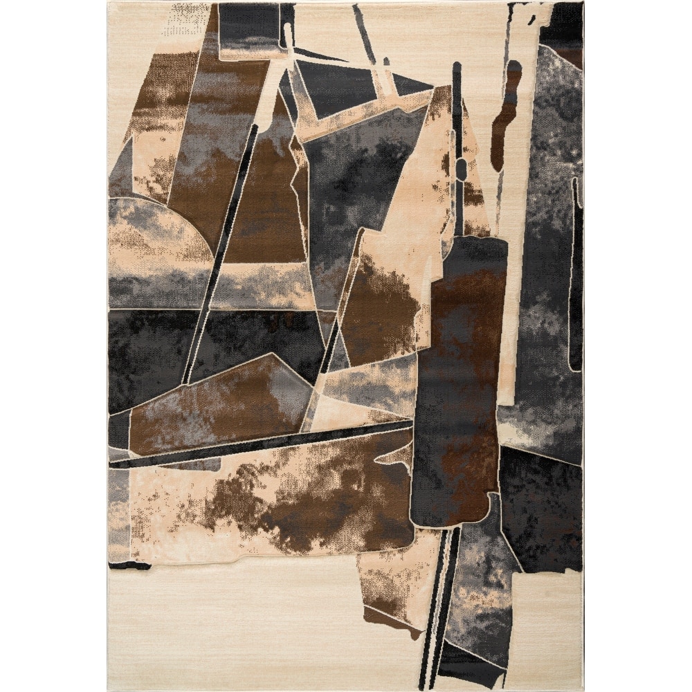Rhodes Collection Abstract Area Rug