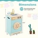 preview thumbnail 3 of 8, Gymax Kids Washer Playset w/ Laundry Detergent & Hand Sanitizer