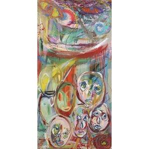 Shop Facebook People I By Italo Corrado Abstract Art Print