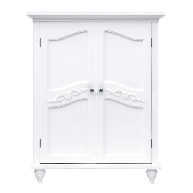 Teamson Home Versailles Freestanding Two-Door Floor Accent Cabinet