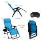 preview thumbnail 11 of 11, Costway Oversize Lounge Chair Patio Heavy Duty Folding Recliner - Single