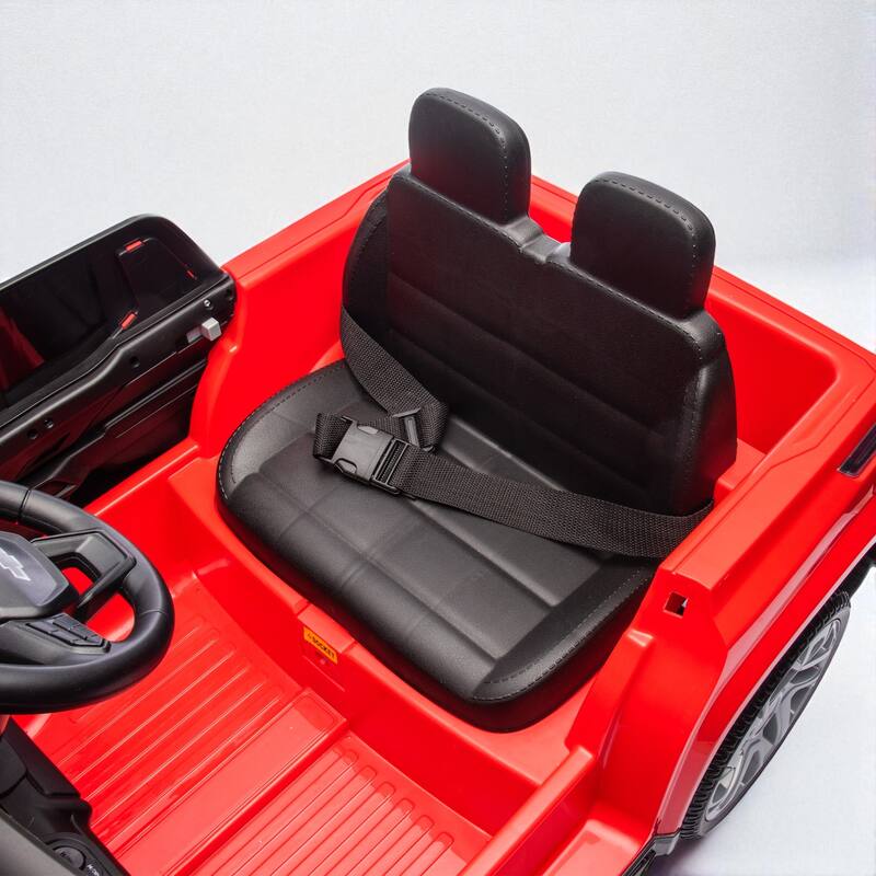24V Licensed Chevrolet Silverado Kids Ride-On Car with Parent Control, Bluetooth, LED Lights, and Four-Wheel Suspension