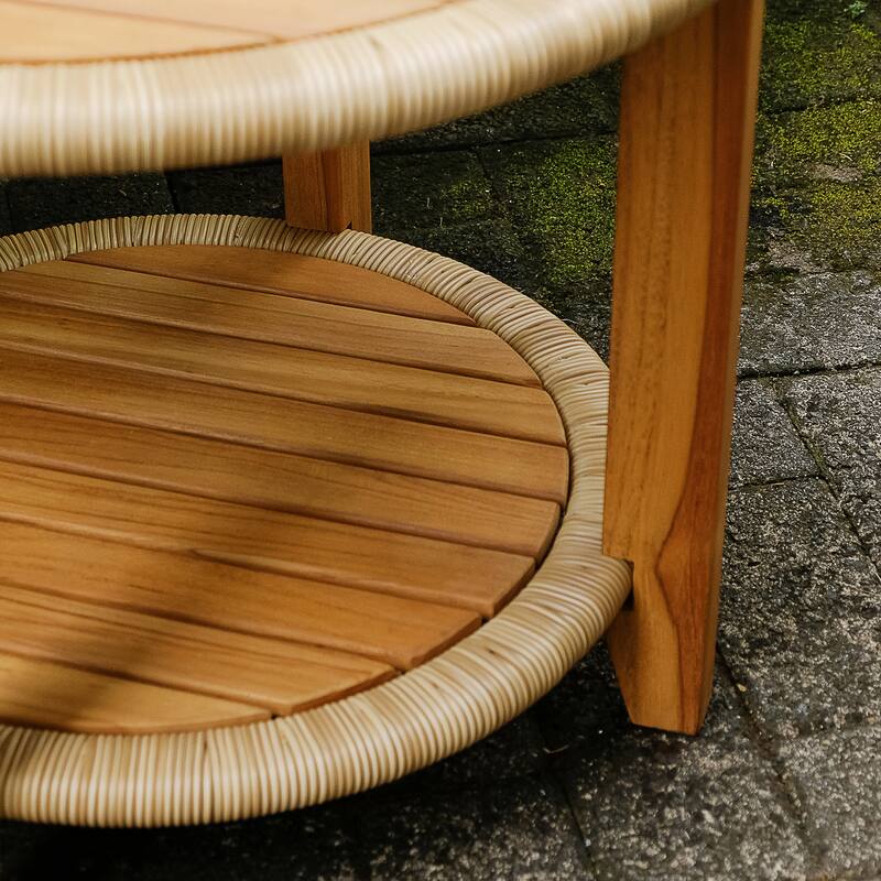 Cambridge Casual Marrakesh 3-piece Teak Wood Outdoor Rocking chair set