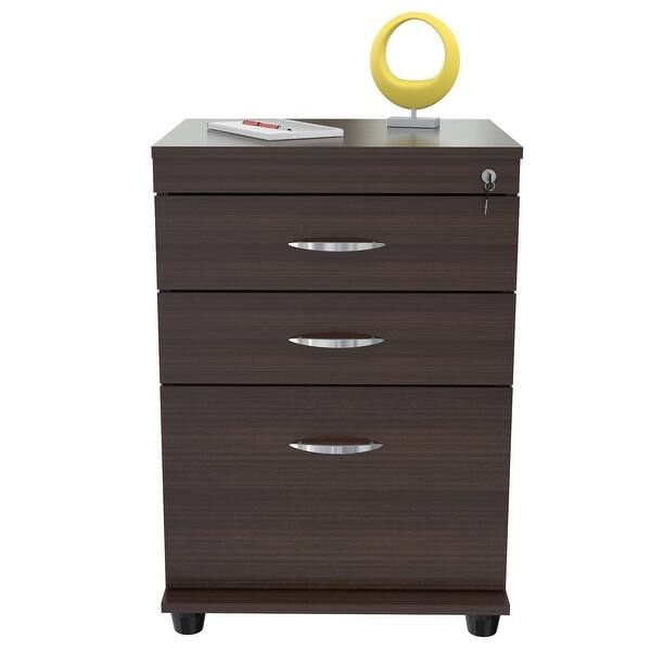 Shop 3 Drawer File Cabinet Melamine Engineered Wood On Sale Overstock 24248465