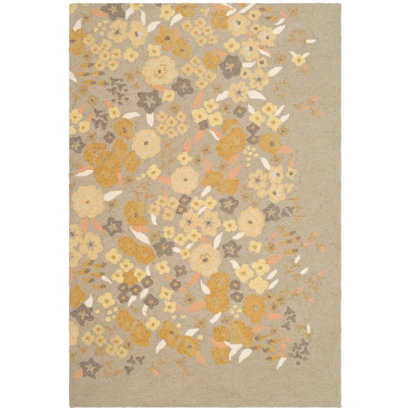 Martha Stewart by SAFAVIEH Watercolor Garden Wool Rug - 7'9" x 9'9" - Nutshell