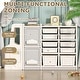 preview thumbnail 1 of 5, Multi-functional Cute Kids Toy Organizers Grey