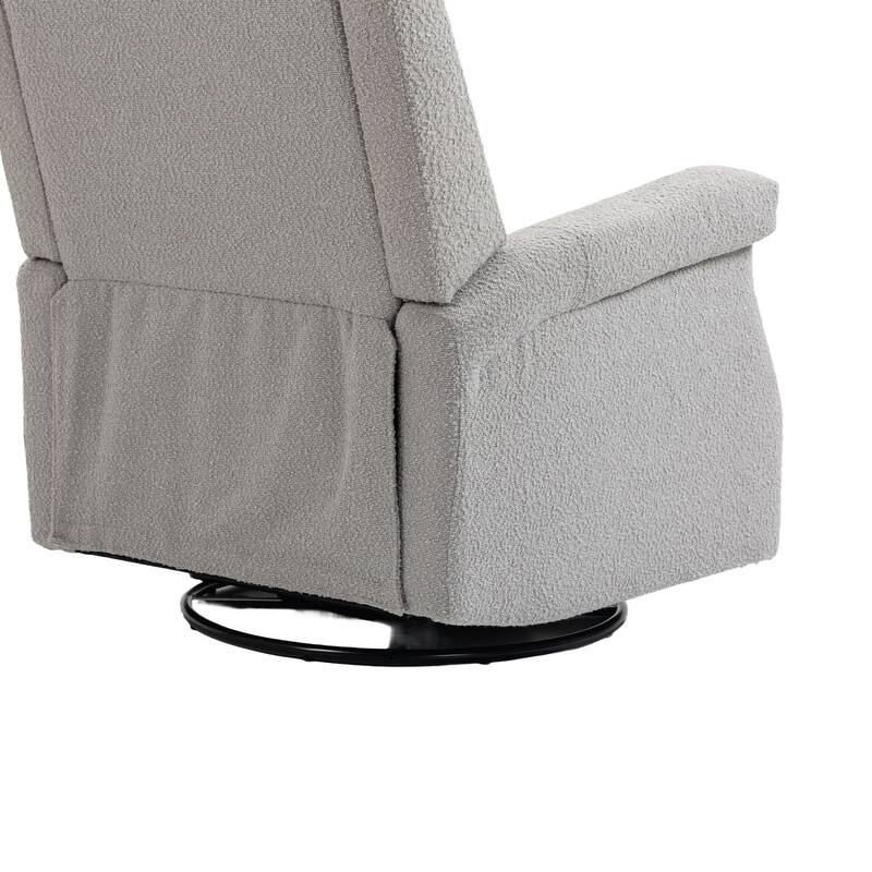 Swivel Manual Recliner Chair 360 Degree Leisure Arm Chair, Nursery Rocking Chairs