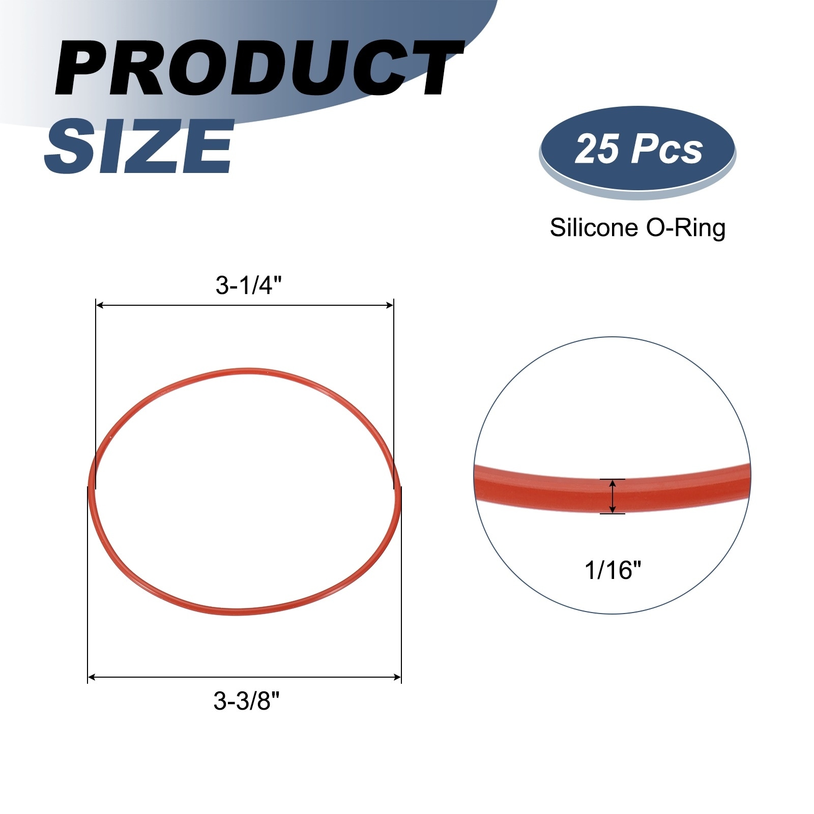 Silicone O-Ring, Sealing Gasket for Automotive Machine Pipe Valves