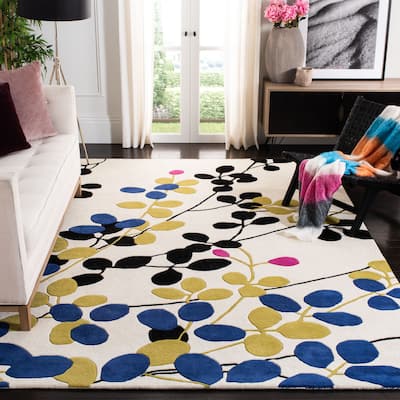 SAFAVIEH Handmade Micaela Tranquility Ivory New Zealand Wool Rug