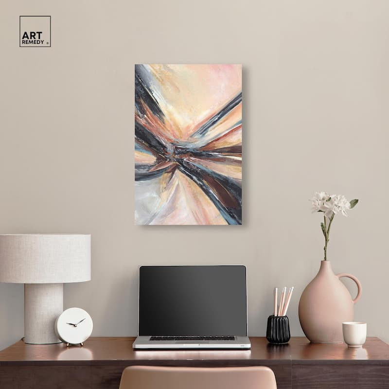 Desert Roads Canvas by Art Remedy, Gallery Wrapped