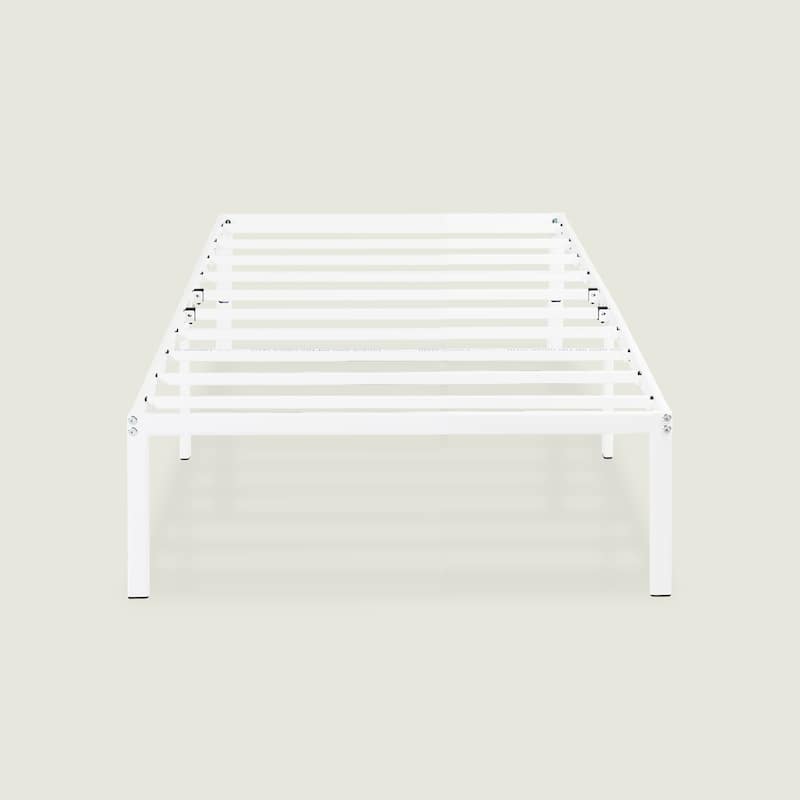 Metal 14-inch Platform Bed Frame By Crown Comfort