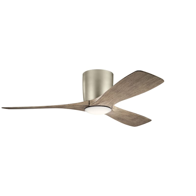 Kichler Lighting Volos 48 in. Integrated LED Flush Mount Ceiling Fan - 48 inch - Brushed Nickel