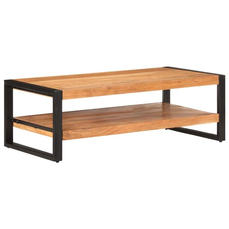 vidaXL Coffee Table End Table Sofa Table Living Room Furniture Solid Wood - 47.2" x 23.6" x 15.7" (L x W x H)