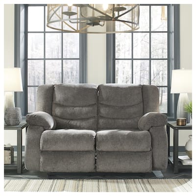 Tulen Gray Reclining Loveseat