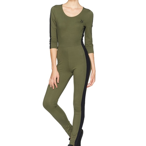 olive green pumas womens