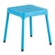 preview thumbnail 14 of 16, Small Steel Kid Stool, 15" Sturdy Kids Chair Baby Blue