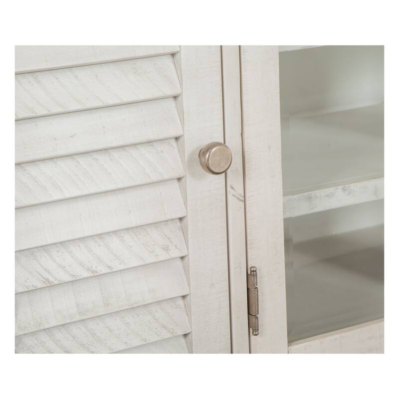 Magnussen Home Newport Alabaster Small Console - W x D x H