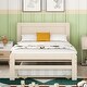 preview thumbnail 2 of 10, Modern Twin Size Platform Bed Frame with Trundle for Space-Saving and Easy Assembly