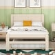preview thumbnail 9 of 23, Twin Size Platform Bed w/Trundle & Headboard, Twin Bed Frame for Kids