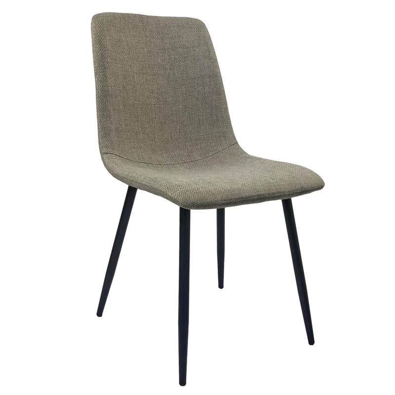 Modern 5-Piece Dining Set with Rectangular MDF Table & 4 Square Corner Metal Legs Chairs